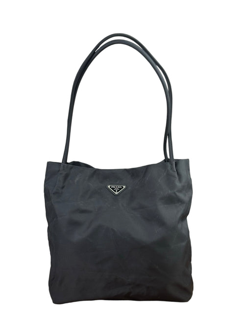 Prada Black Tessuto Nylon Tote Bag