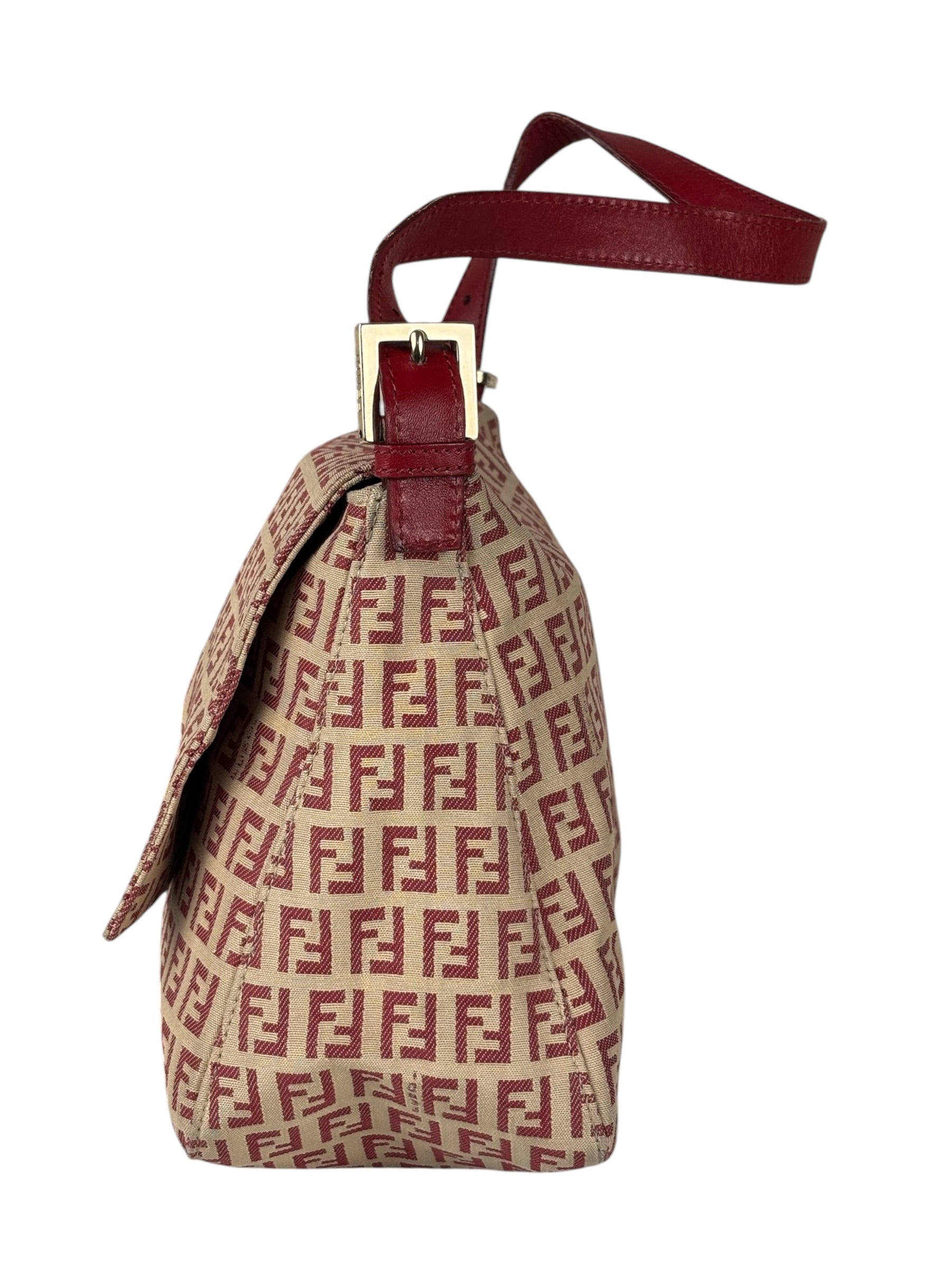 Fendi Vintage Red FF Mamma Baguette