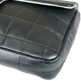Chanel Black Chocolate Bar East West Flap Bag 2002