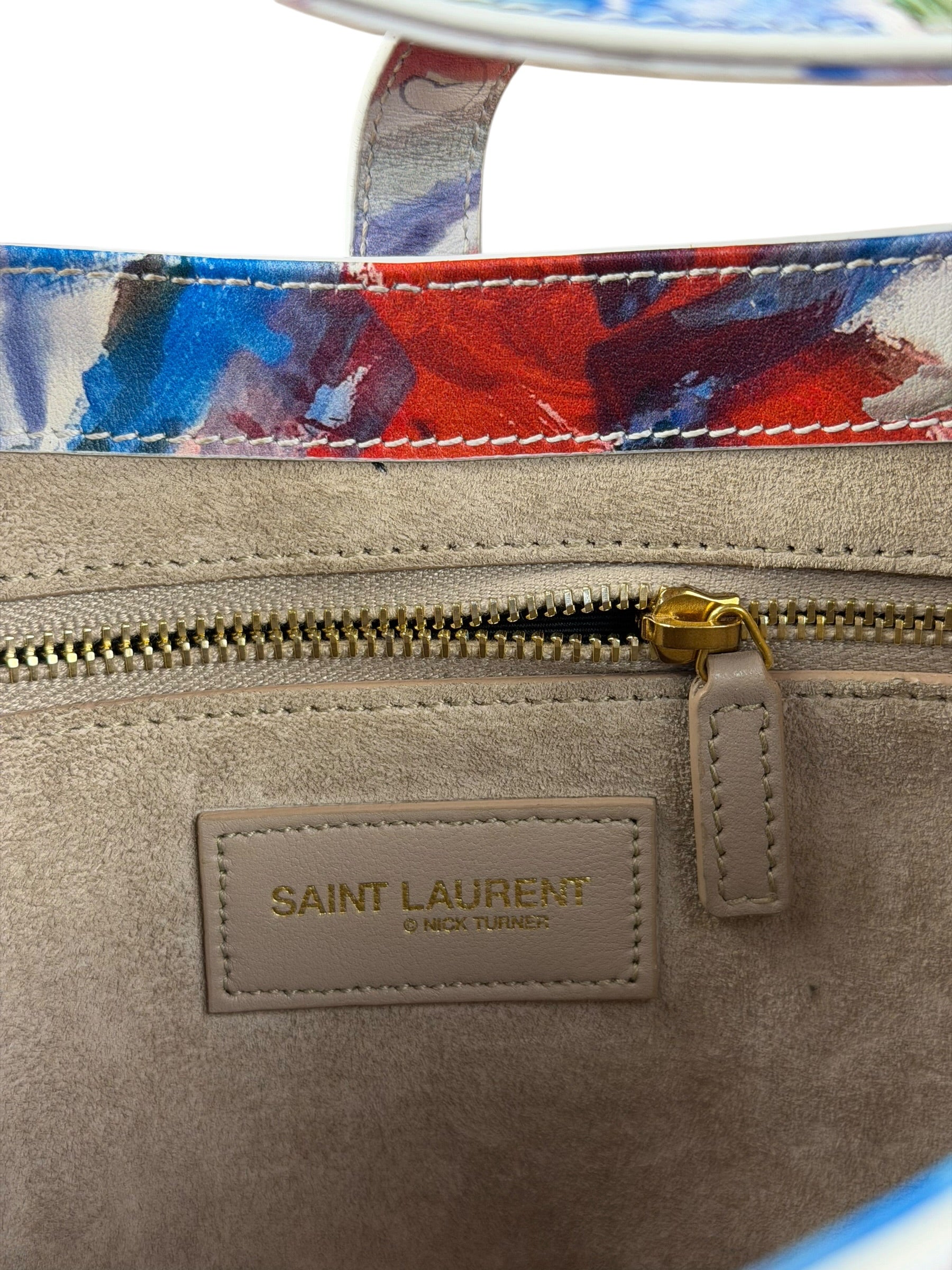 YSL x Nick Turner Limited-Edition Multi-Color Leather Le 5 a 7 Hobo Bag