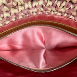 Fendi Raffia Crochet Baguette