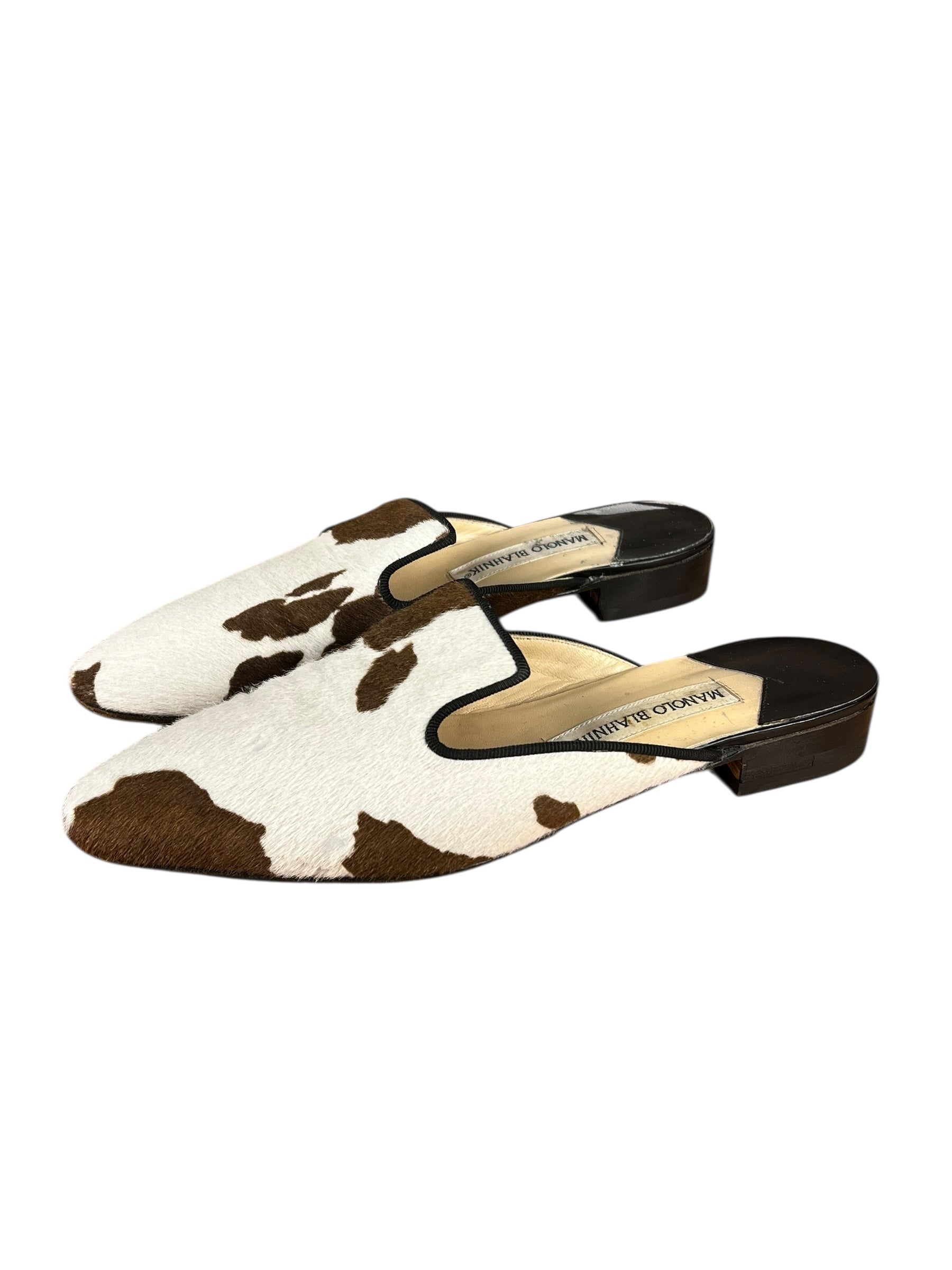Manolo Blahnik Pony Hair Mule
