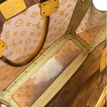 Louis Vuitton Vintage Brown Leather/PVC Monogram Ambre Tote