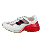 Gucci White Pink Reflective Mesh/Leather Chunky Sneaker