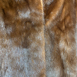 Vintage Dark Brown Fur Coat