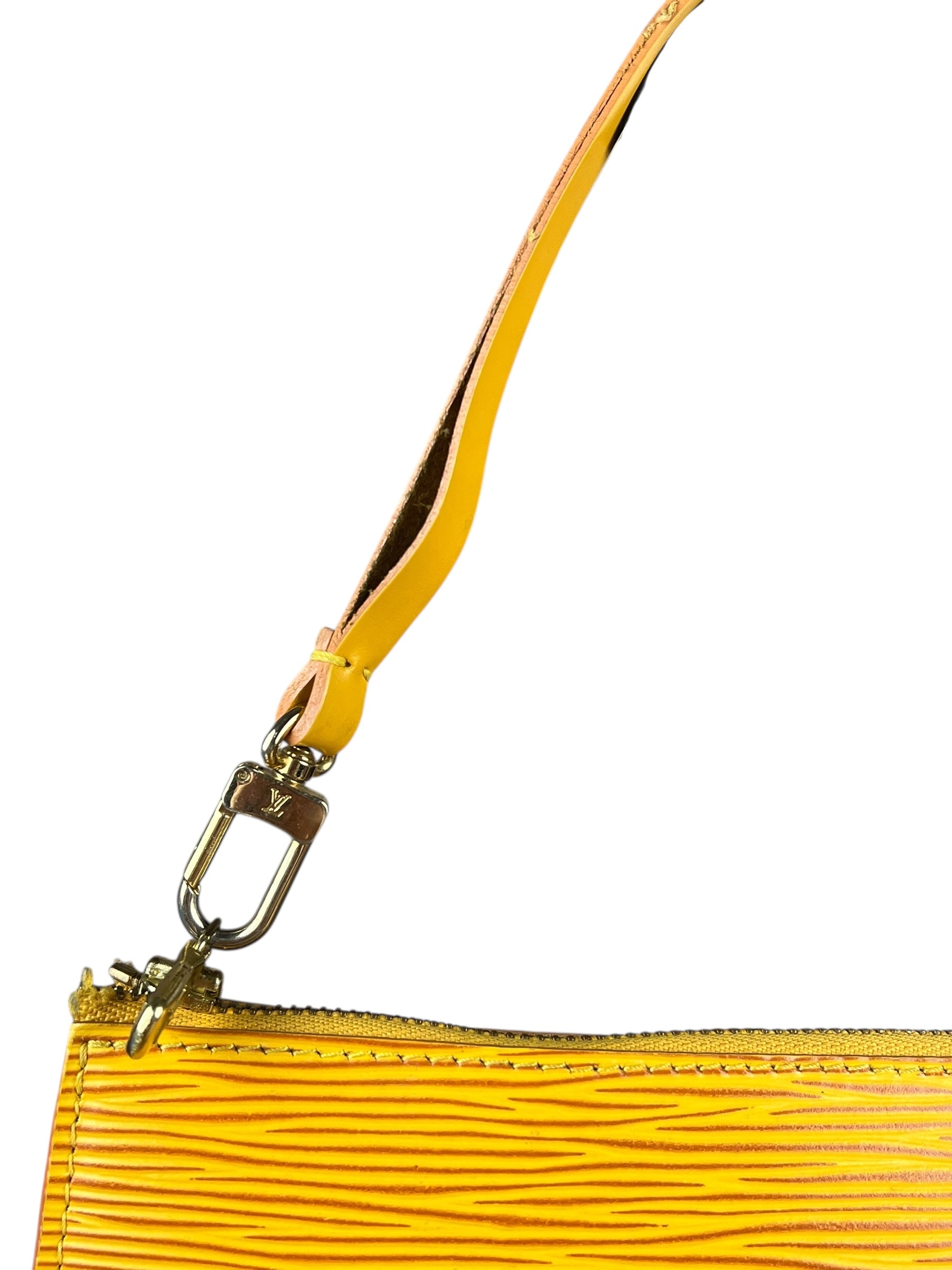 Louis Vuitton Epi Leather Pochette Yellow