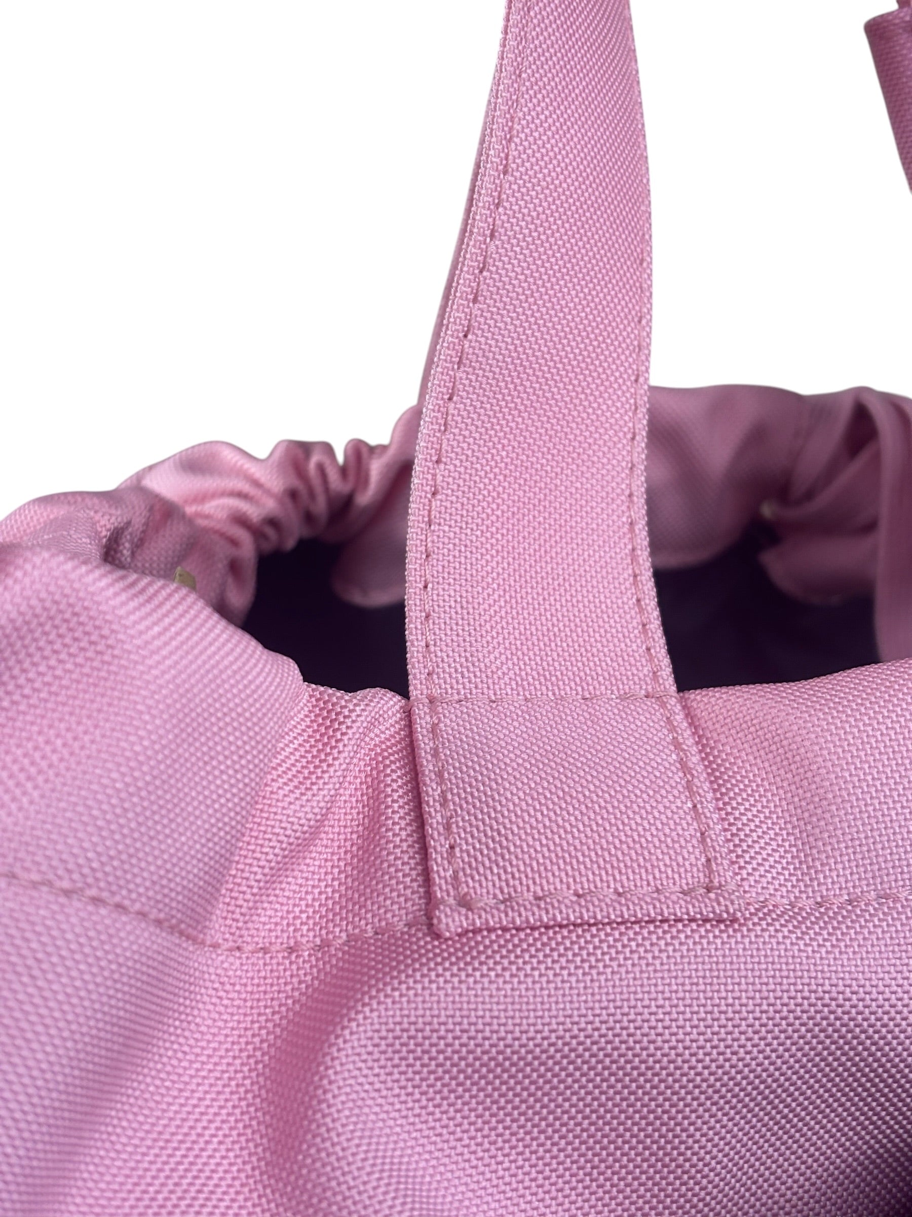 Balenciaga Pink/Black 24/7 Layered Mesh Tote Bag