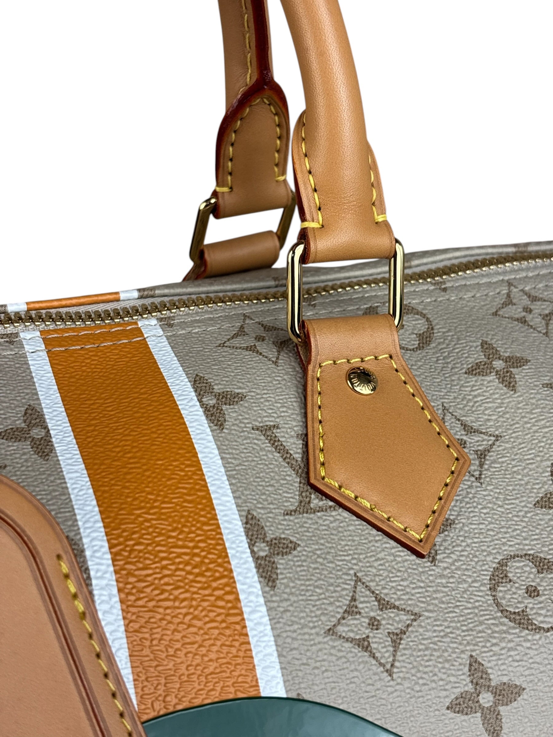 Louis Vuitton Limited Edition Monopaname Keepall Bandouliere 45