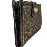 Celine Vintage Macadam Long Wallet Brown