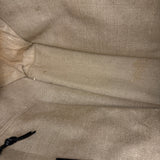 Saint Laurent Beige Canvas Rive Gauche Tote Bag