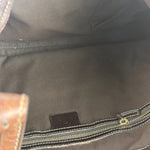 Gucci Brown Web Britt Hobo Leather Shoulder Bag