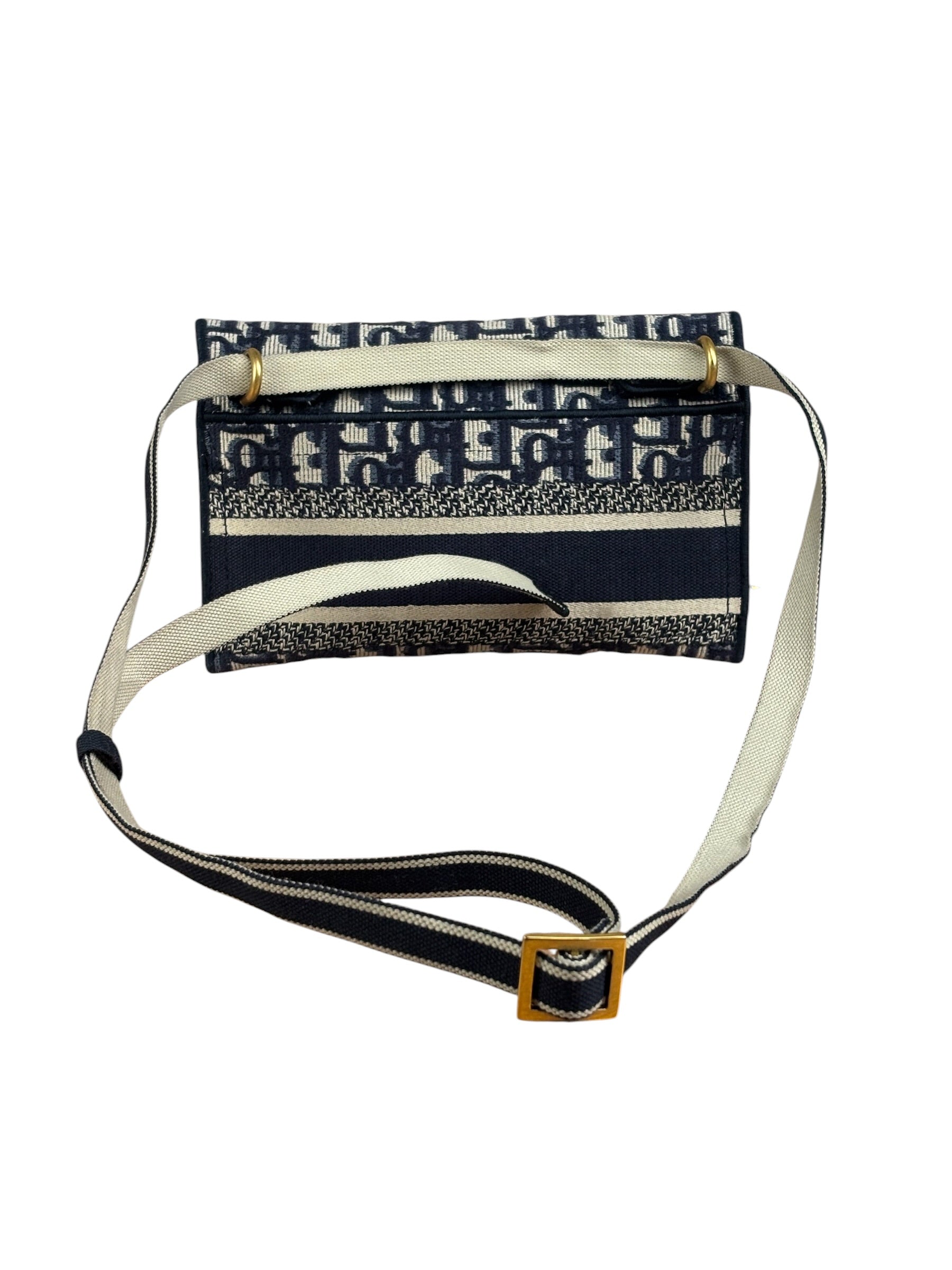 Christian Dior Oblique Slim Saddle Pouch
