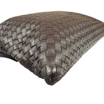 Bottega Veneta Brown Leather Woven Intrecciato Crossbody Bag
