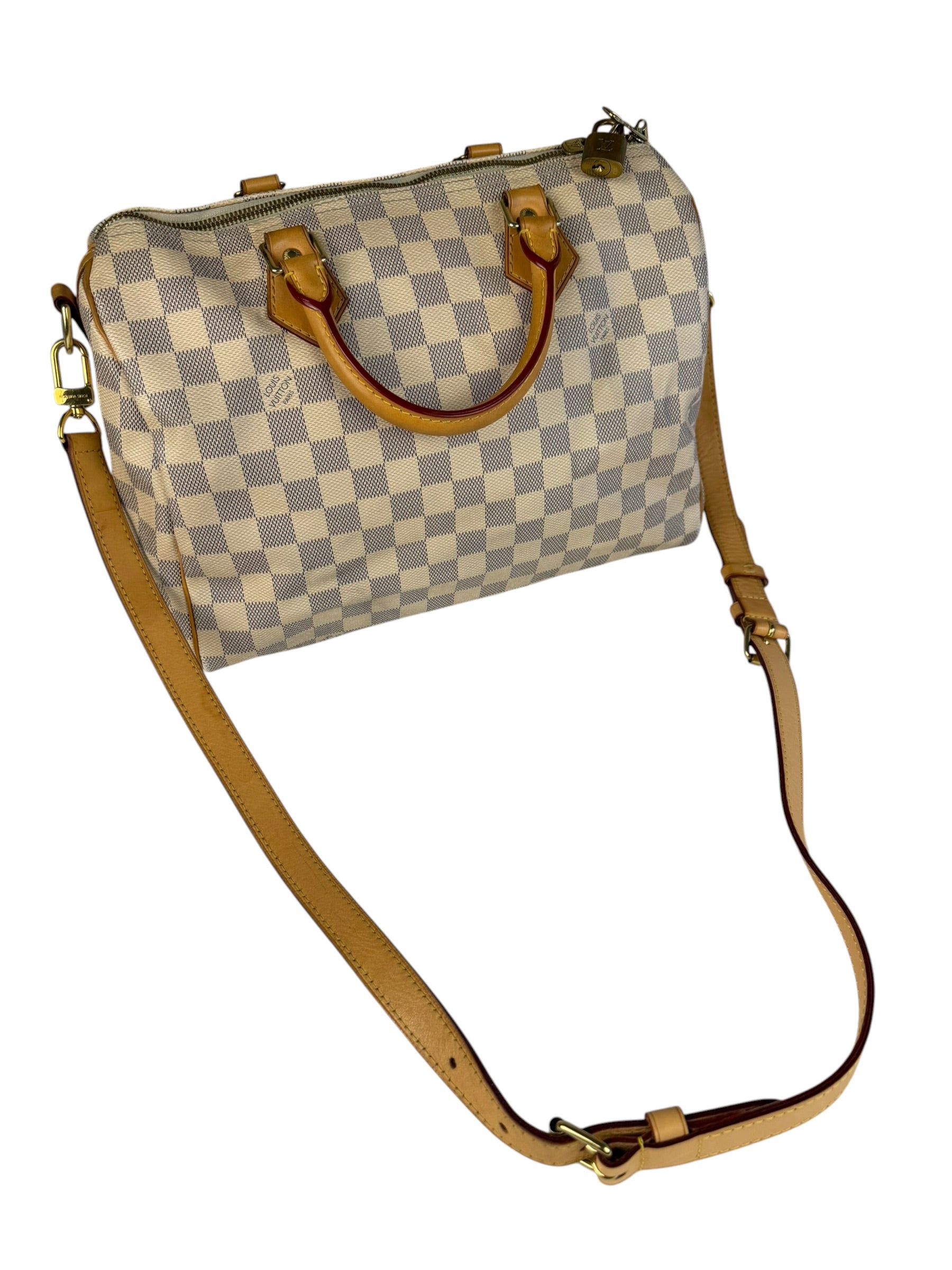Louis Vuitton Damier Azur Speedy 30 Bandouliere