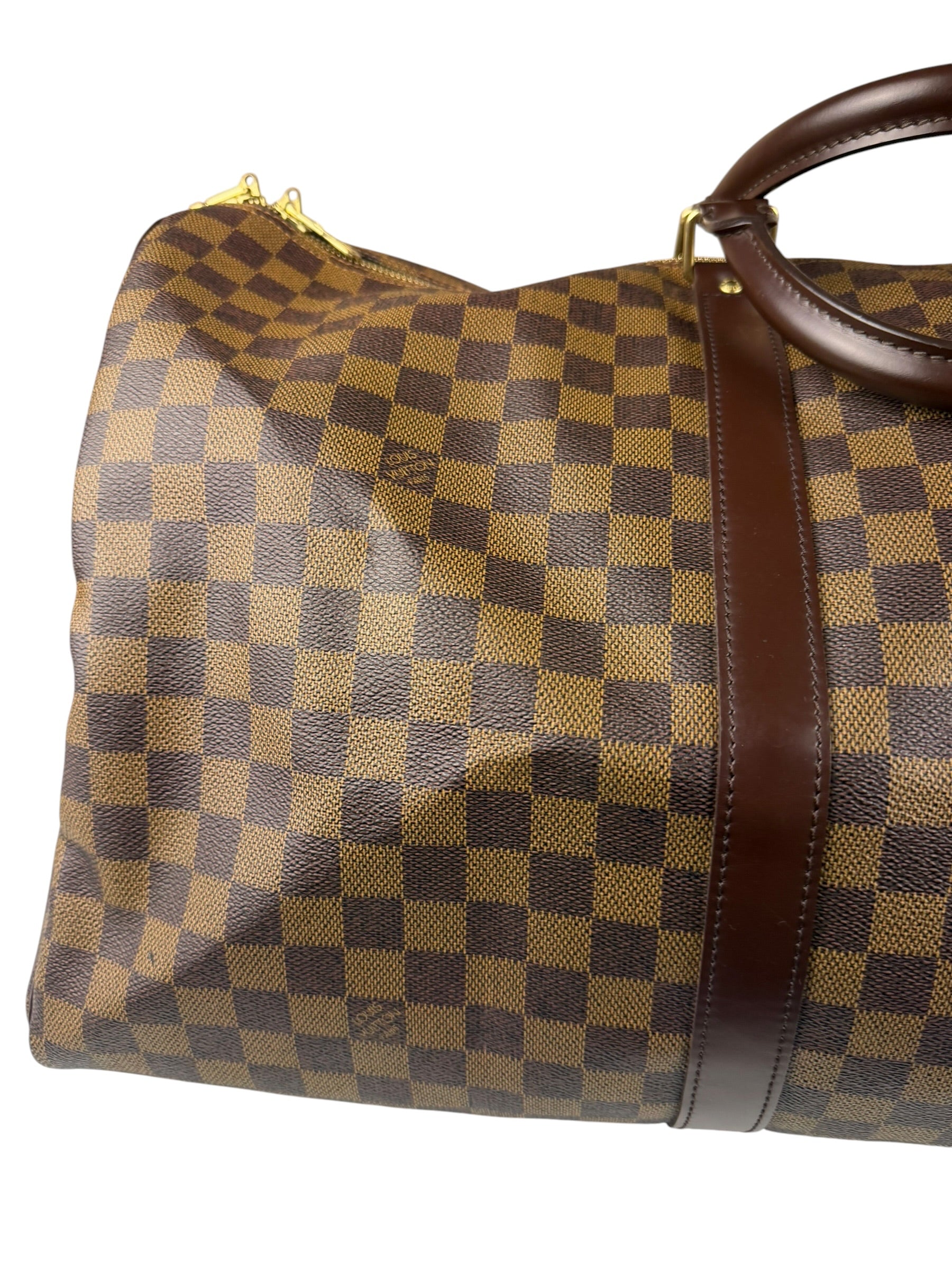 Louis Vuitton Damier Ebene Keepall Two-Way Bag