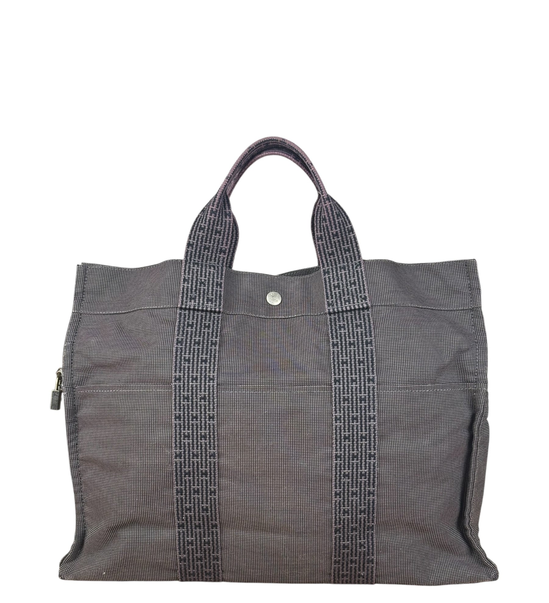 Hermes Vintage Grey M Fourre Tout Tote