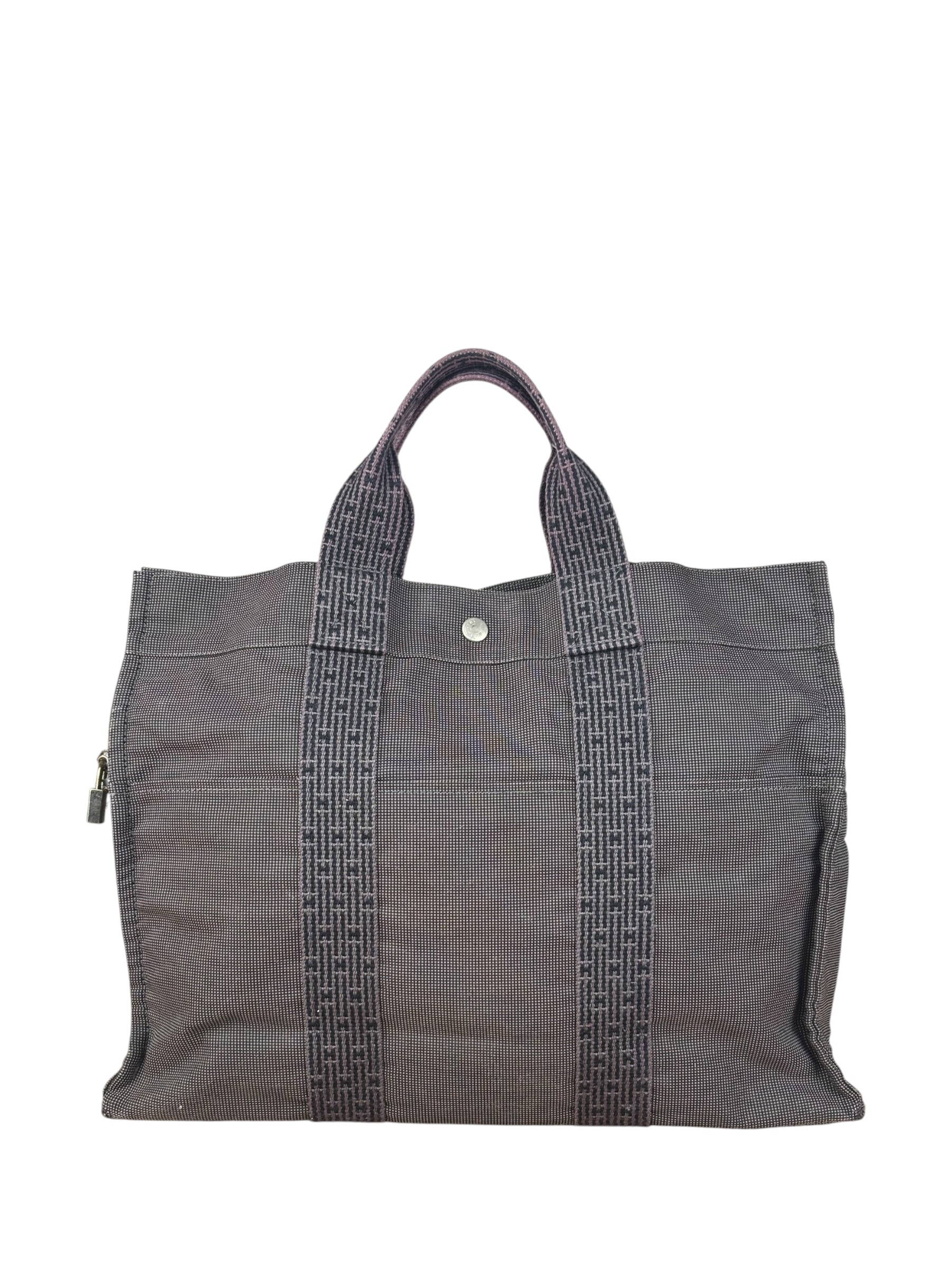 Hermes Vintage Grey M Fourre Tout Tote