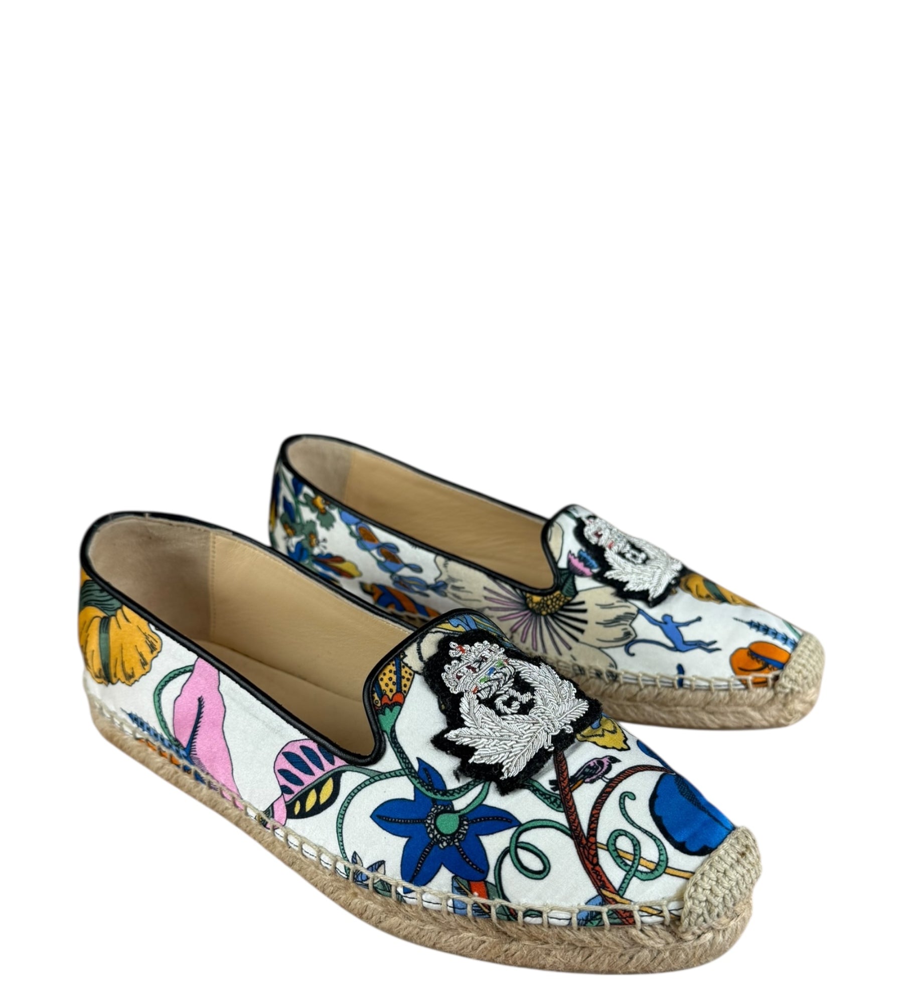 Christian Louboutin Patterned Flat Espadrilles