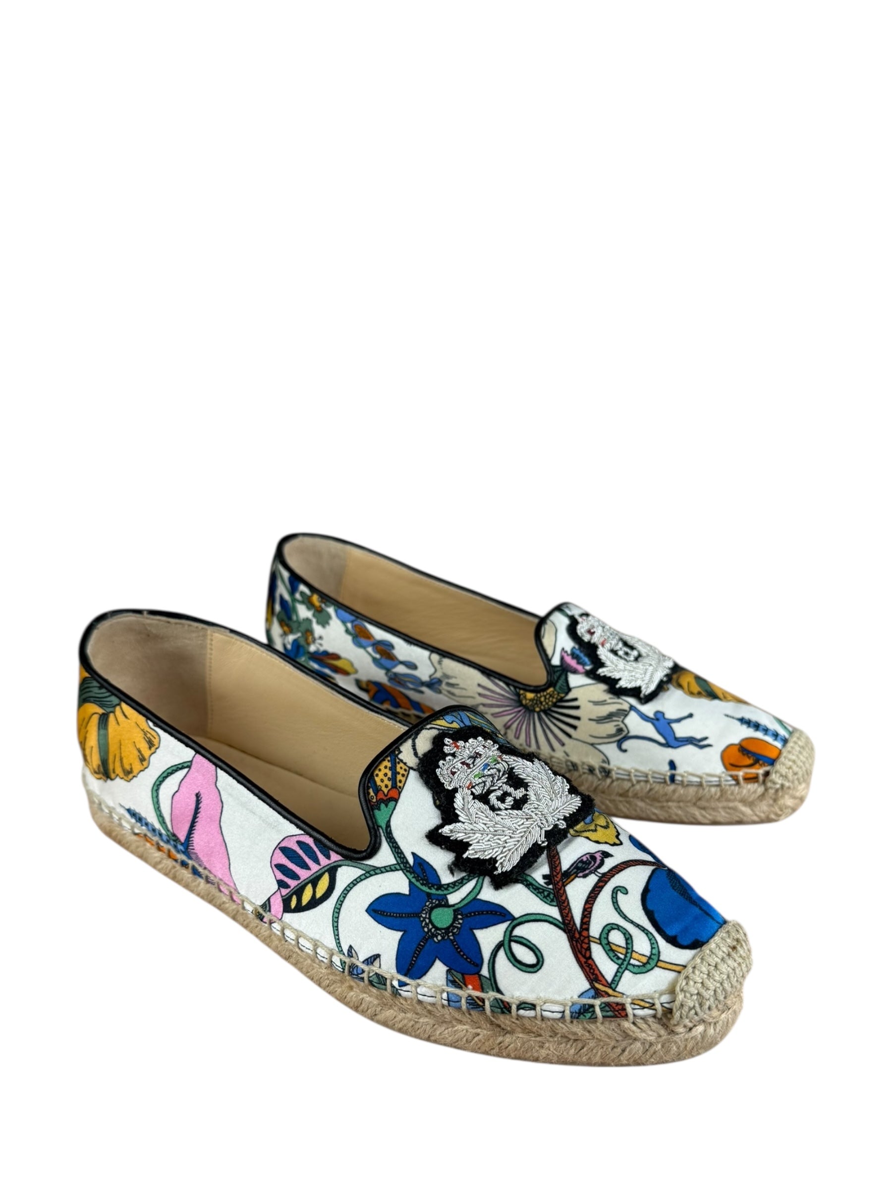 Christian Louboutin Patterned Flat Espadrilles