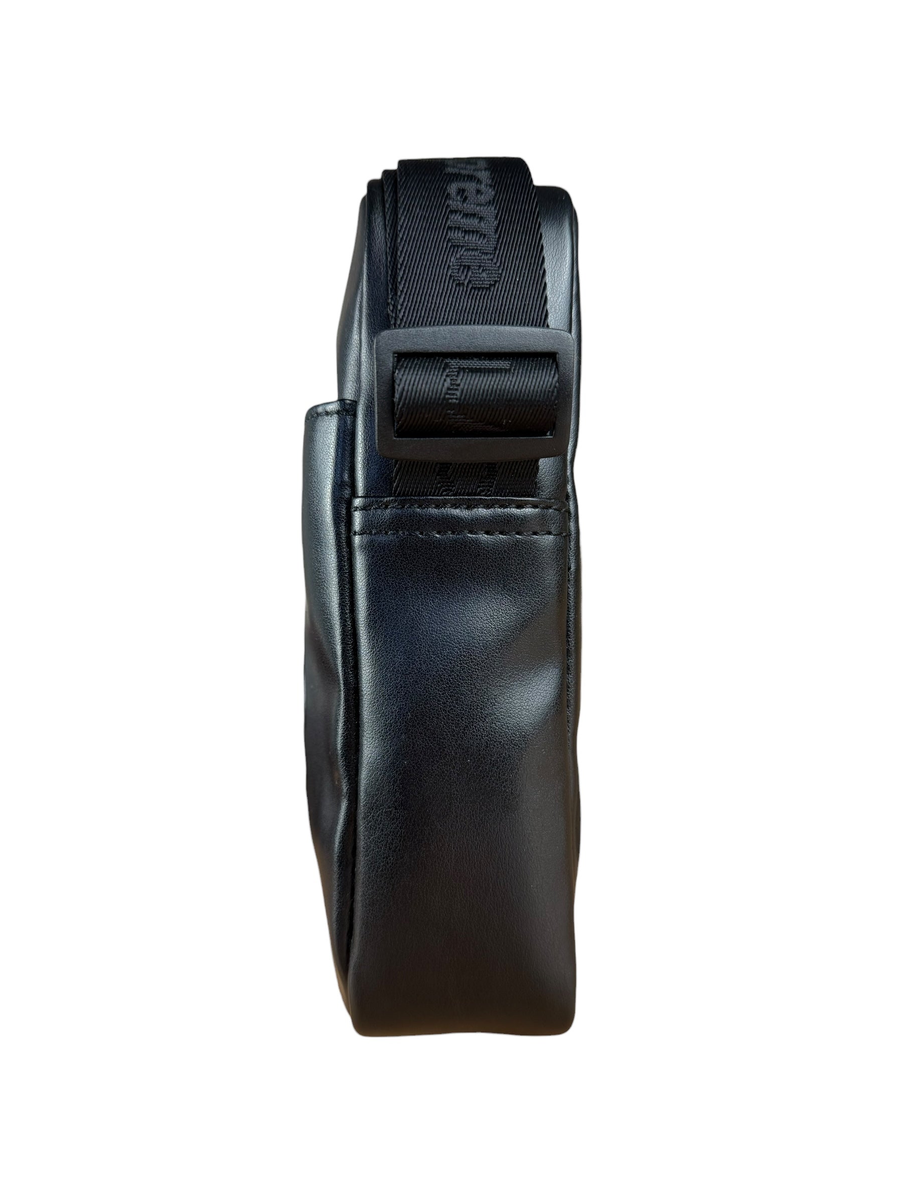 Supreme x Lacoste Black Leather Crossbody