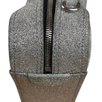 Balenciaga Silver GlitterLeather Triangle Two-Way Bag
