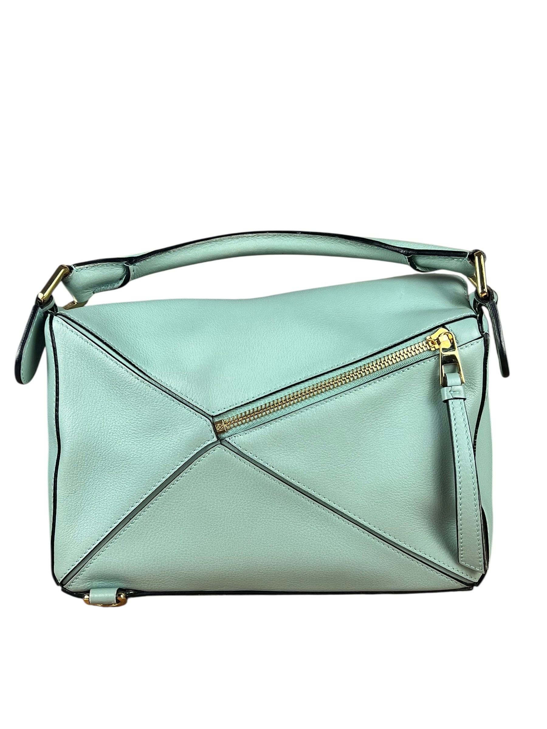 Loewe Green Medium Puzzle Bag