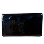 Yves Saint Laurent Black Patent Leather Belle De Jour Clutch