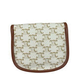 Celine White Leather Macadam Nano Triomphe Besace Shoulder Bag