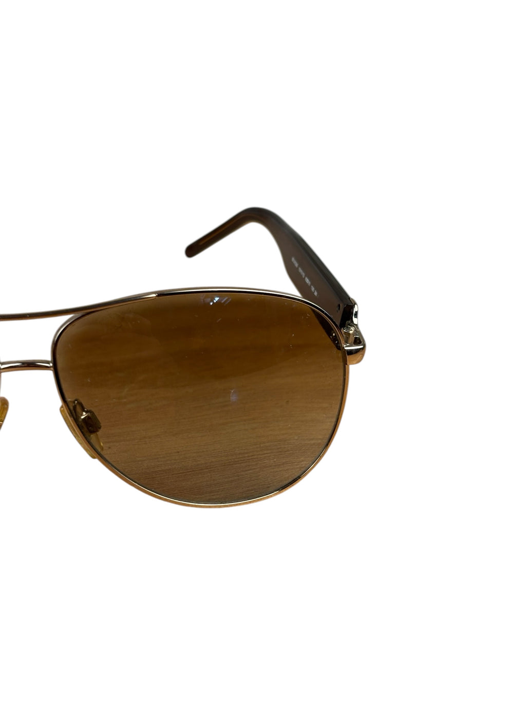 Burberry B3029 Metal Check Aviator Sunglasses
