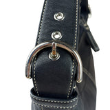 Coach Black Leather Soho Hobo Pochette