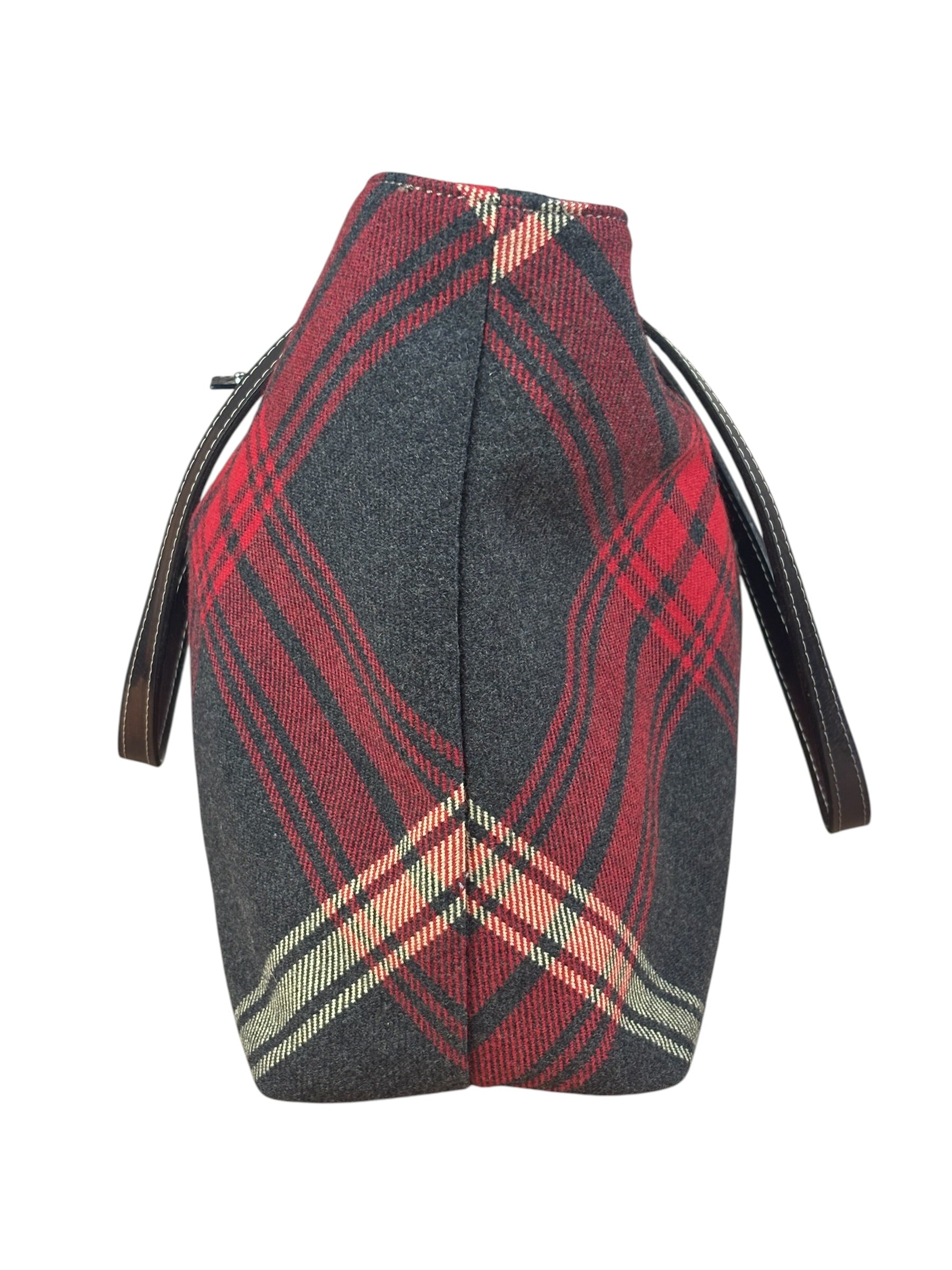 Vivienne Westwood Plaid Orb Tote Bag