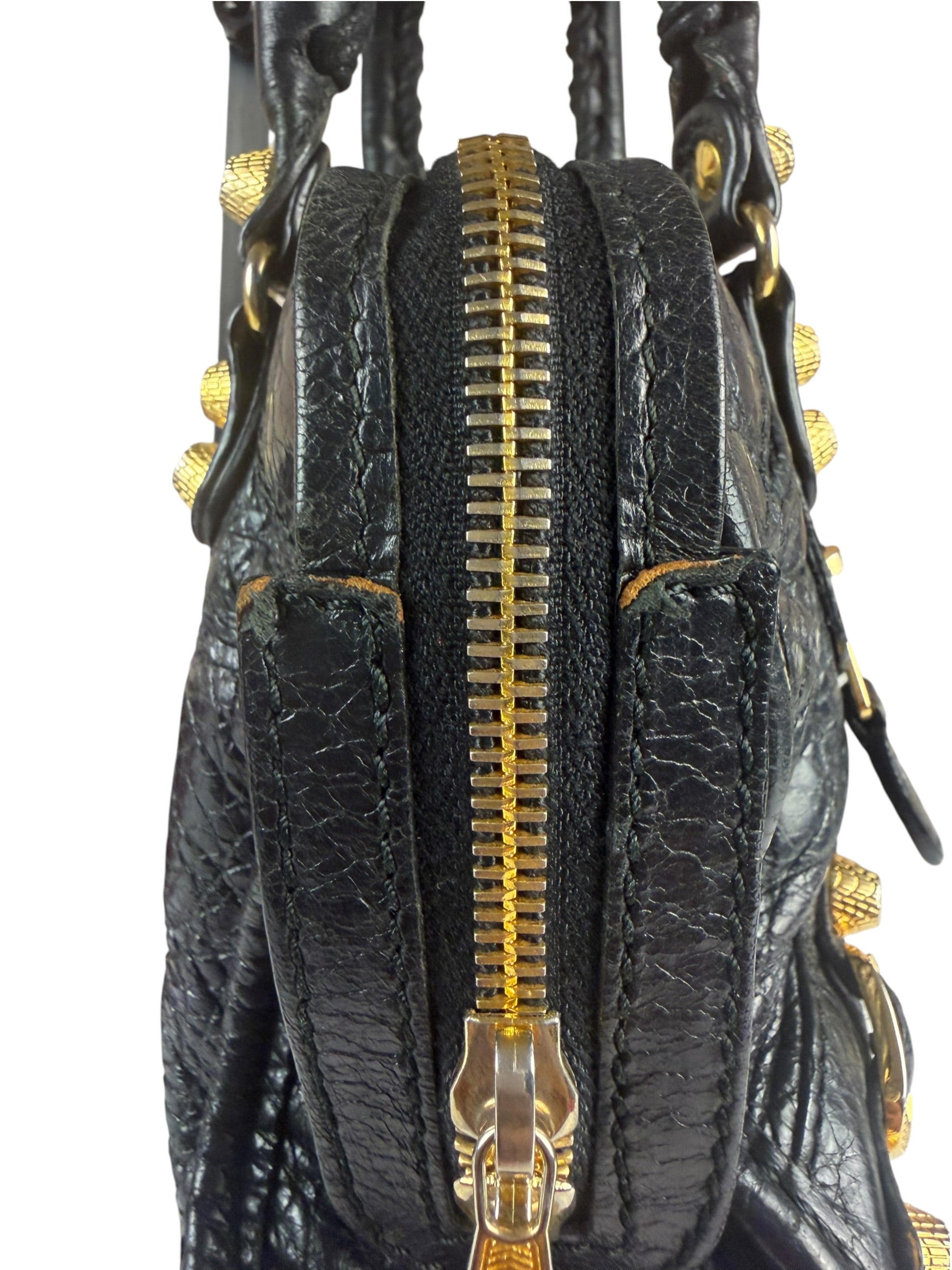 Balenciaga Black Calfskin Mini Le City Bag