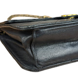 Chanel Black Diamond Stitch Lambskin Square Flap 1988