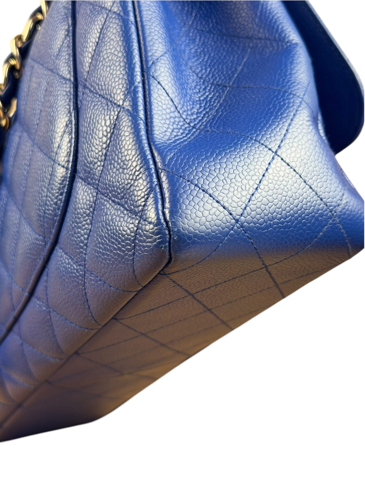Chanel Royal Blue Caviar M Flap 2009