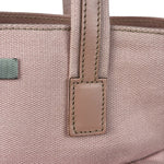 Gucci Pink Vintage Canvas Mini Tote Handbag