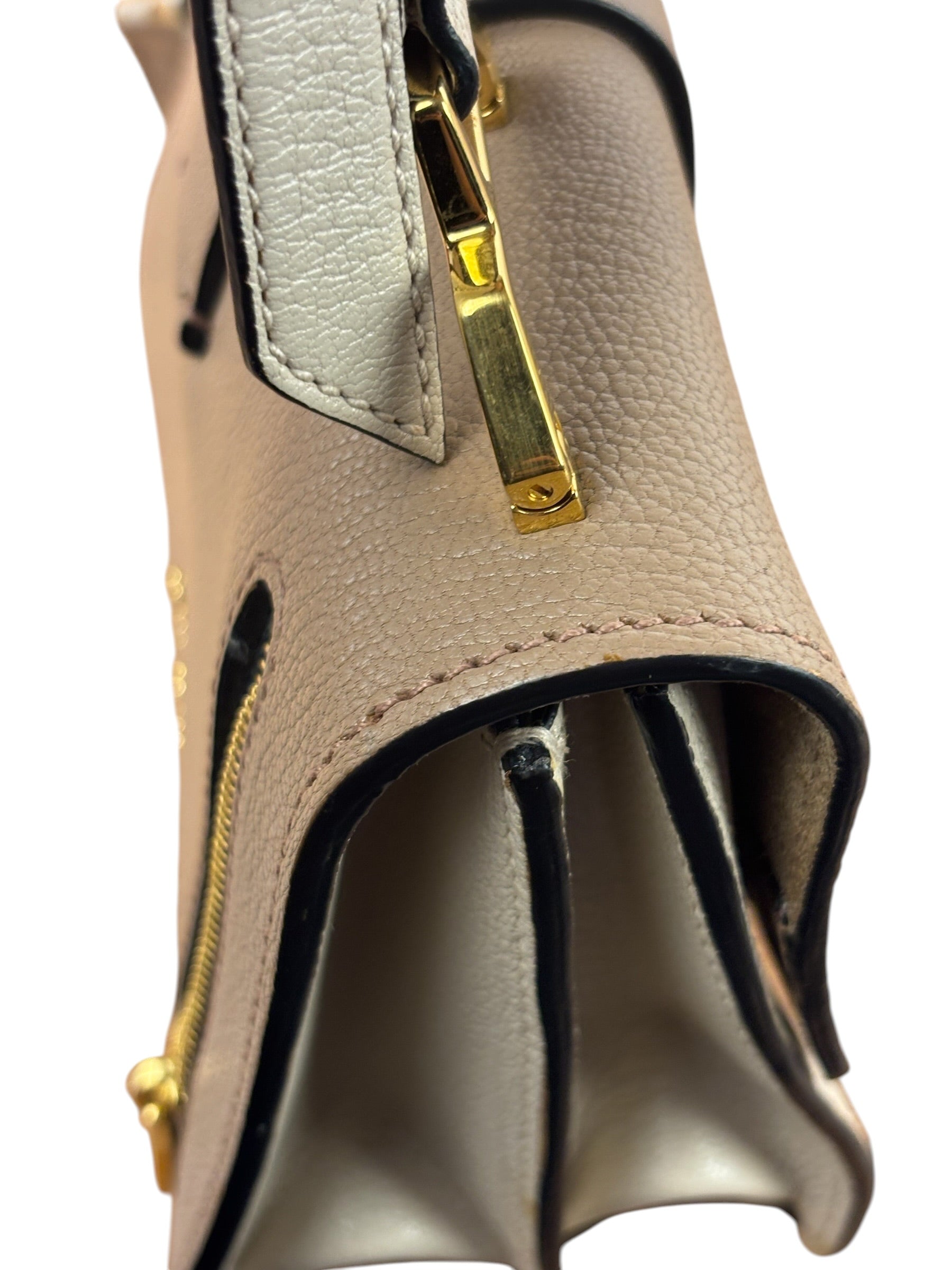 Miu Miu Beige/Cream Madras Small Crossbody Bag