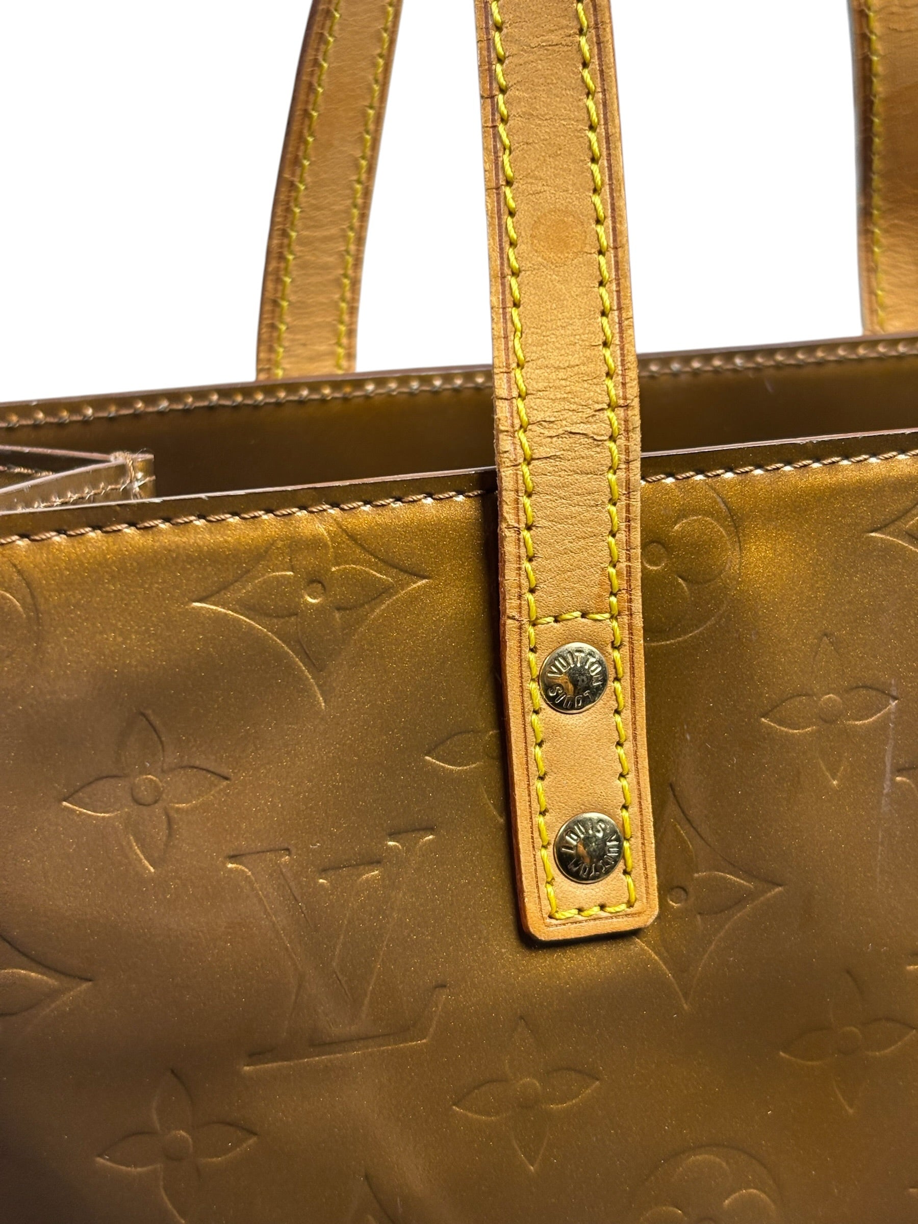 Louis Vuitton Bronze Vernis Reade Tote