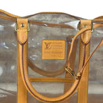Louis Vuitton Limited Edition Transparent Vinyl Ambre Cabas Tote Bag GM