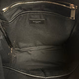 Saint Laurent Mini Canvas Rive Gauche City Backpack