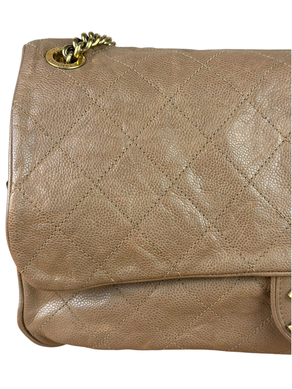 Chanel Brown Caviar Jumbo Easy Flap 2012