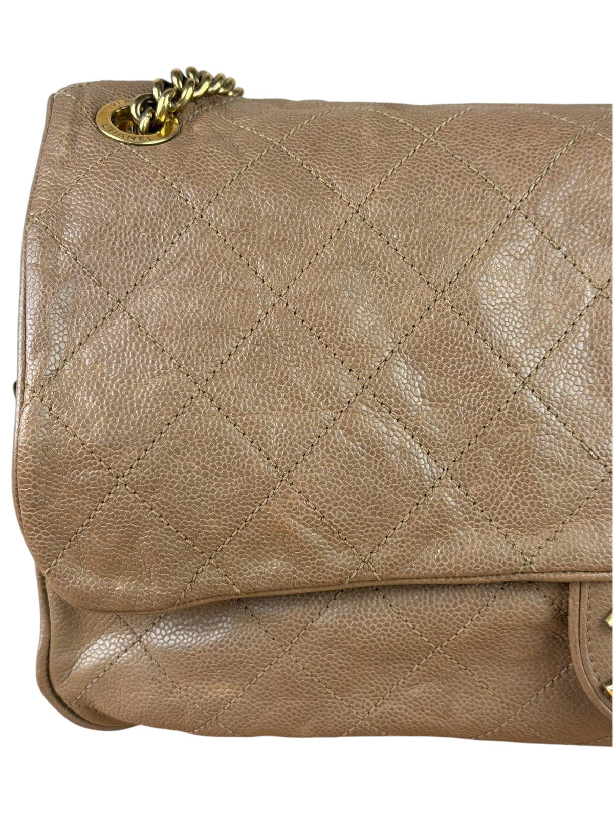 Chanel Brown Caviar Jumbo Easy Flap 2012
