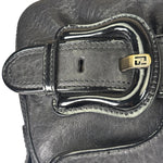 Fendi Black Patent Leather Trim B Bis Shoulder Bag