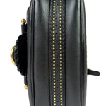 Gucci Black Leather Snaffle Bit Shoulder Bag