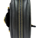 Gucci Black Leather Snaffle Bit Shoulder Bag