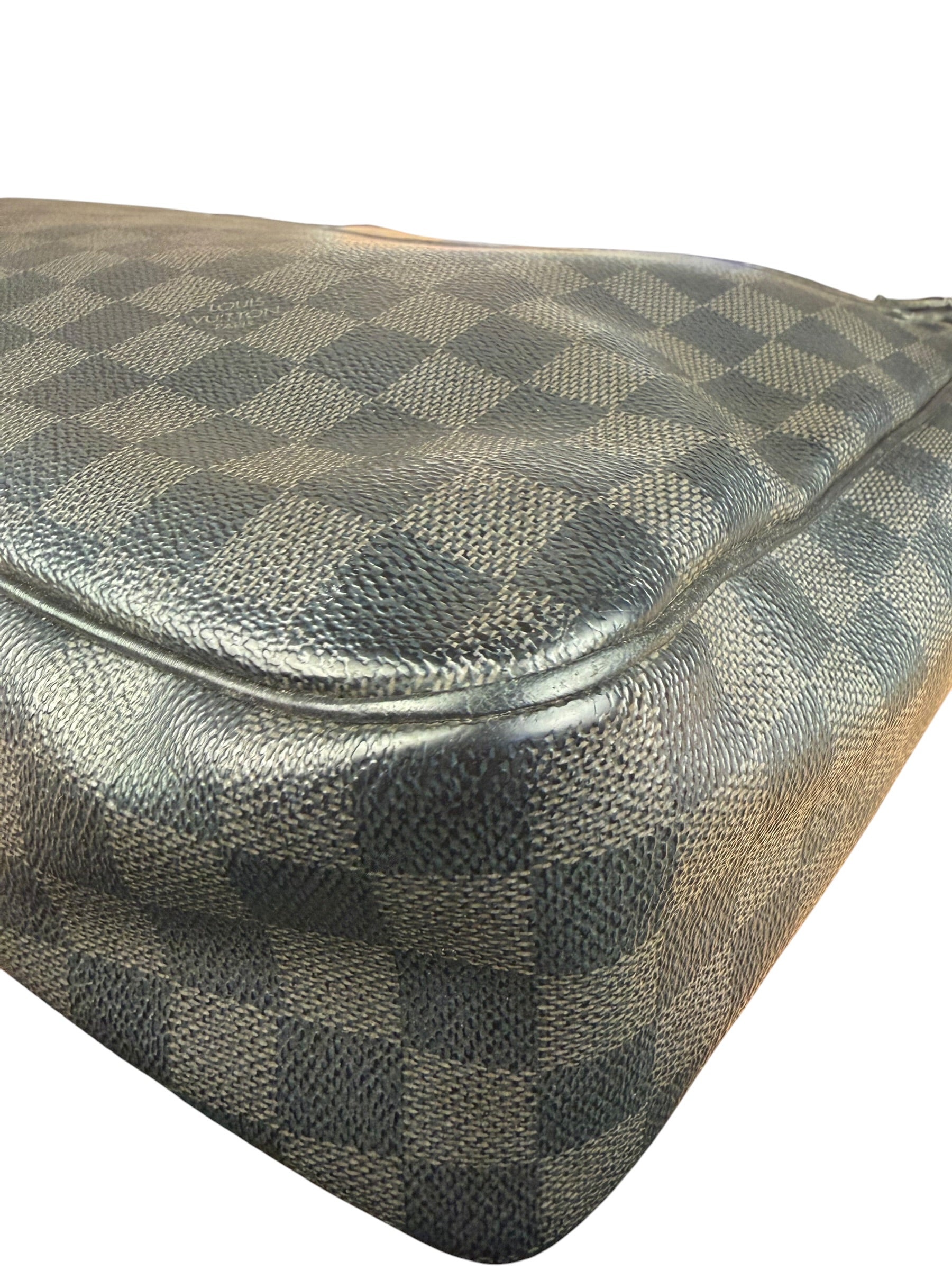Louis Vuitton Leather Daniel Damier Graphite Messenger Bag