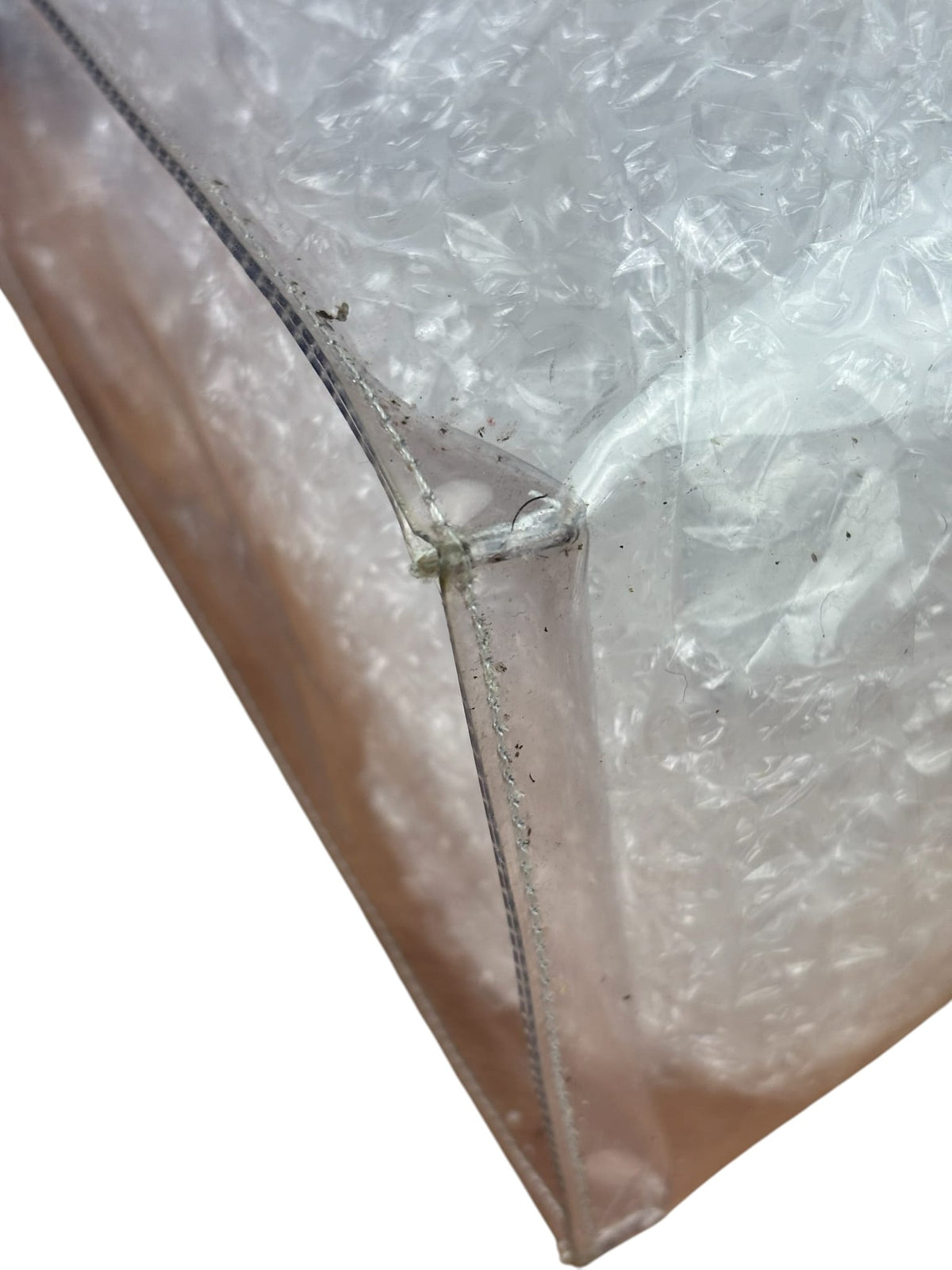 Hermes Transparent Vinyl Souvenir De L'Exposition 1997 Kelly Handbag