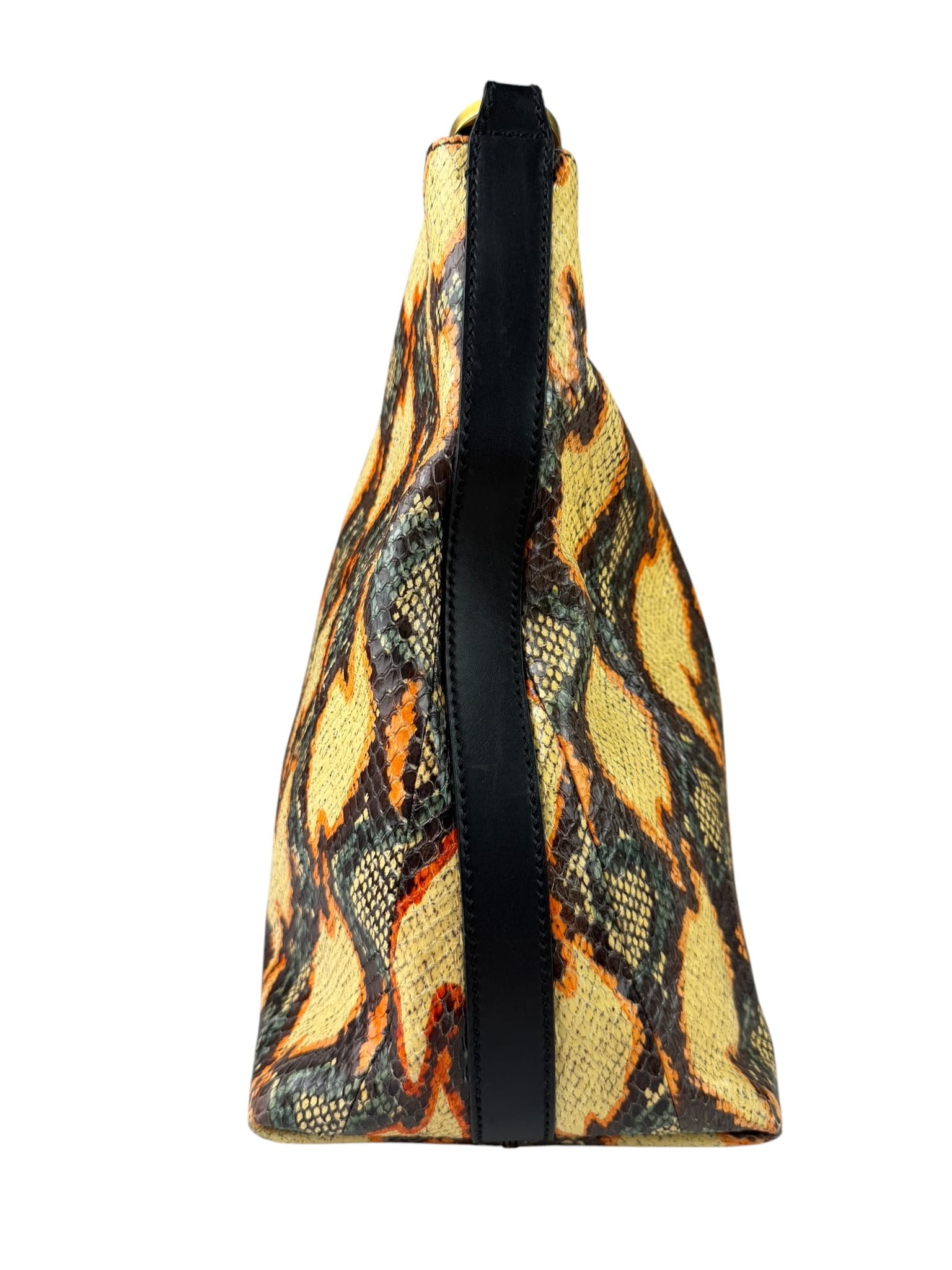 Fendi Multicolor Snakeskin Hobo Bag