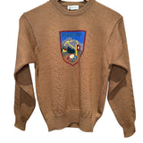 Burberry Brown Floral Wool Sweater