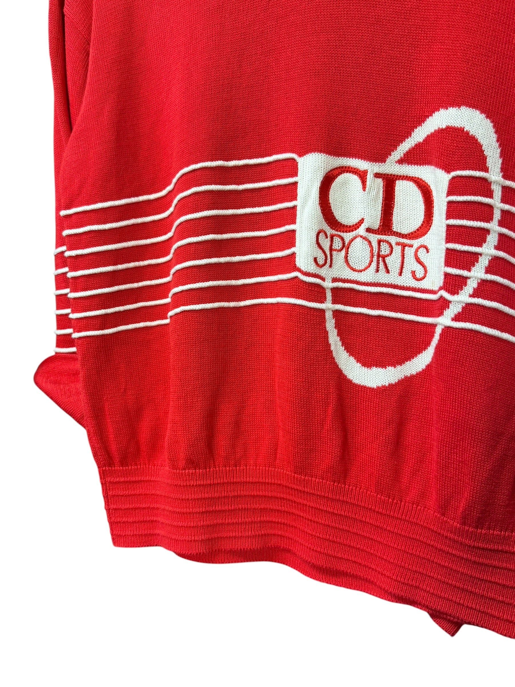 Christian Dior Sport Red Vintage Logo Sweater