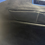 Prada Blue Saffiano Leather 2Way Briefcase Bag